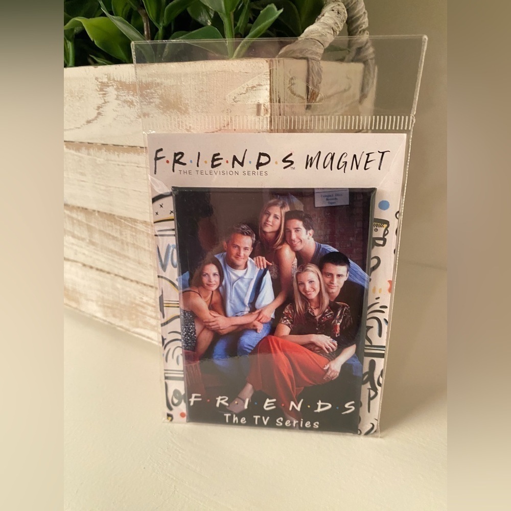 Friends TV Series Cast Against Brick Wall Photo Image Refrigerator Magnet
